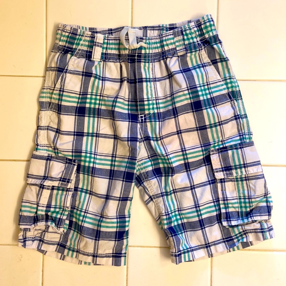 Gymboree Plaid cargo shorts
